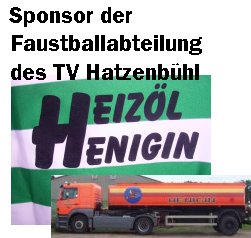 Sponsor des TV Hatzenbühl
